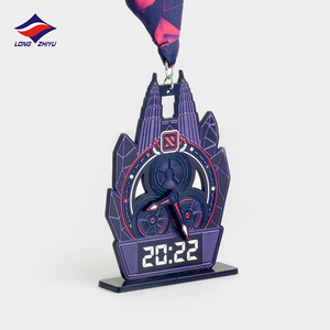 Longzhiyu Stock Médaille <span class=keywords><strong>en</strong></span> métal vierge Branche d'olivier Cercle Design Prix sportif universel pour le <span class=keywords><strong>bricolage</strong></span> Logo personnalisé et les événements scolaires - Product Image 5