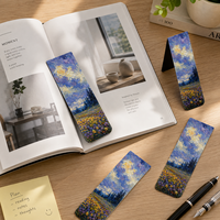 Marcadores de Libros Magnéticos Personalizados, Impresión Digital en Papel, para la Escuela, el Hogar, la Oficina, la Biblioteca, Novelas, Libros de Texto, Suministros de Lectura