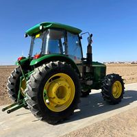 Tractor de Ruedas John Deere 1204 Usado, 120HP, 4WD, en Buenas Condiciones para Exportaciones Globales, Tractor Agrícola Usado
