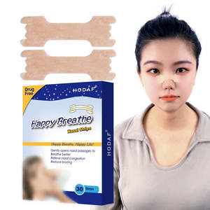 Bandes de nez hypoallergéniques sans latex pour mieux respirer et bien dormir Bandes adhésives nasales - Product Image 2