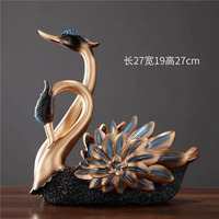 Artesanía de resina personalizada, soporte creativo para botella de vino, diseño de cisne, soporte para botella de cisne de resina hecho a mano