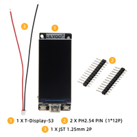 Combineideas T-Display S3 ESP32-S3R8 Dual-core WIFI Bluetooth 1.9'' ST7789 TFT LCD Development Boards Kits untuk Arduino