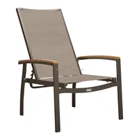 كرسي استرخاء من الشمس, كرسي معدني لاستراحة كرسي قابل للتكديس لحمالة في الهواء الطلق