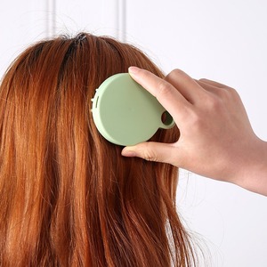 Silicone Shampoo Brush Round 6.5X3Cm Waterproof Massage Hairbrush For Men Women - Product Image 4