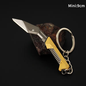 Mini couteau porte-clés Valorant du Népal, modèle de pistolet jouet Valorant <span class=keywords><strong>Reaver</strong></span> Karambit Vandal, décoration de bureau Valorant, porte-clés Valorant - Product Image 3