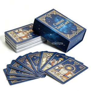 Cartas de <span class=keywords><strong>Tarot</strong></span> de Alta Calidad con Diseño Personalizado, Impresión con Lámina Dorada Oracle, Ecológicas, para Principiantes - Product Image 2