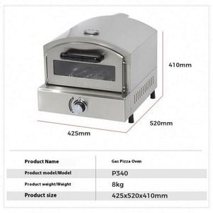 Horno de Pizza a Gas de Alta Calidad para Pizzería, Máquina Eléctrica de Una Sola Capa para Hacer Conos de Pizza - Product Image 2