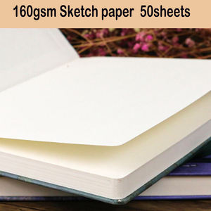 Bloc-notes XinyiArt A5 relié rigide, série Van Gogh, 50 feuilles, 160 g/m², pages vierges, carnet de croquis pour artiste, carnet de dessin - Product Image 2