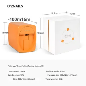 O2NAILS Wireless Mobile Nail Operation Allows Customization Nail Patterns with 3D Printing - DIY Nail Art Portable Nail Printer - Product Image 4