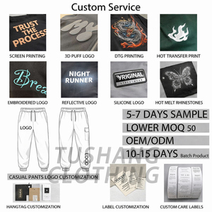 Pantaloni da jogging da uomo a vita alta, stile hip hop, larghi, casual, a righe, streetwear - Product Image 3