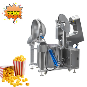Máquina de Palomitas de Maíz Industrial Eléctrica a Gas al por Mayor de China, Gran Máquina Automática para Hacer Palomitas de Maíz con Caramelo Tipo Hongo - Product Image 4