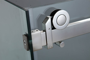 Kmry kính hiện đại vòi hoa sen cửa thép không gỉ vuông trượt bao vây không khung kính cường lực Acrylic phòng tắm vòi sen rèm - Product Image 3