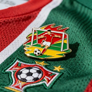 Muss feurige Fußball brosche greifen, das ultimative Fan-Zubehör - Product Image 2