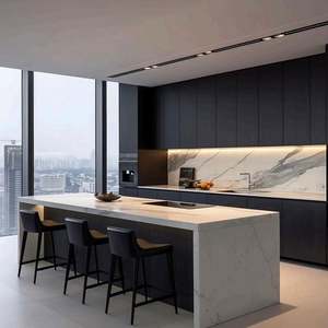 Mueble de Cocina Central con Isla de Madera para Almacenamiento - Product Image 4