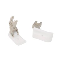 Pied presseur articulé en plastique pour machine à coudre industrielle, T35 T69L T69R 1/8 3/16 1/4, pour le galon droit et gauche