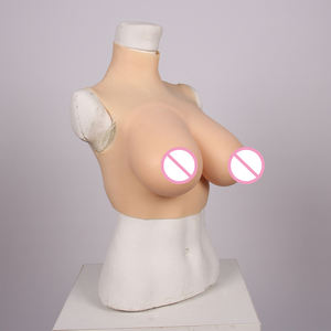 Seksi sürükle Queens & transvestisti için kostüm aksesuarı meme formları silikon Texture doku yetişkin seks oyuncak 87cm büstü - Product Image 4