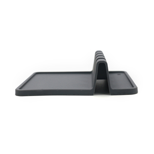 Support multifonctionnel en silicone pour spatules, cuillères et ustensiles de cuisine avec plateau anti-goutte et support pour couvercles de casseroles - Product Image 6
