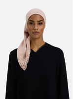 Vente en gros MERRACHI Foulard carré bandana à bord picoté, grande taille, en viscose premium, élégant et luxueux