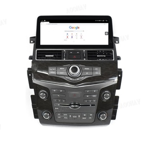 วิทยุติดรถยนต์ขนาด 128G 12.3 นิ้ว สำหรับ Nissan Patrol Y62 Infiniti QX80 QX56 ปี 2010-2020 เครื่องเล่นระบบสัมผัส Android พร้อมระบบนำทาง GPS - Product Image 1