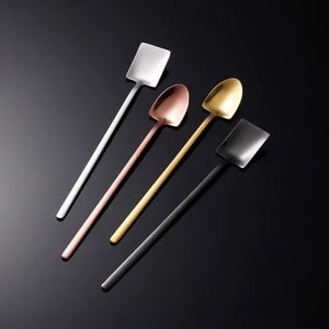 304 Stainless Steel <b>Spoon</b> Round Creative Hammered Texture Linen Texture Soup <b>Spoon</b> Tableware Wholesale - Product Image 5