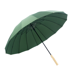 <span class=keywords><strong>Paraguas</strong></span> <span class=keywords><strong>de</strong></span> 24 Varillas, Mango Largo, Varilla Recta Ampliada, Color Sólido Denso, Super Impermeable, Manual, en Caja - Product Image 6