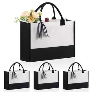 厚手ロープハンドル付きカスタム刺繍クリームホワイトコットンキャンバスビーチトートバッグ環境にやさしいドットパターンロゴ - Product Image 1