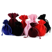 Sacs à bijoux en velours avec cordon de serrage, sacs cadeaux en velours, emballages cadeaux pour Noël et mariage, petites pochettes