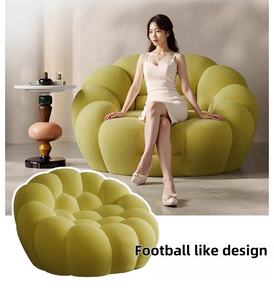 आधुनिक संपीड़न टफ्टेड आर्मचेयर अगोल्स्टेड बबल फ्लोर सोफा होटल और विला के लिए आरामदायक - Product Image 6