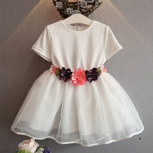 Vestido de Fiesta Popular de Estilo Indio Baba para Niñas, Diseño en Tela de Chifón - Product Image 3