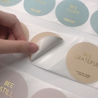 Impresión de pegatinas de vinilo, rollo de pegatina de vinilo permanente personalizada, Logo redondo, impermeable, producto de impresión de etiquetas