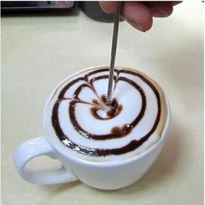 Aiguille à café Kafei Shi en acier inoxydable pour la création d'art latte, outil pour barista - Product Image 2
