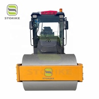 Compacteur de rouleau compresseur vibrant entièrement hydraulique à tambour unique de 8 tonnes