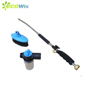 <span class=keywords><strong>Lancia</strong></span> Spruzzatrice Multiuso ad Alta Pressione per Pulizia Giardino e Lavaggio Auto con Spazzola e Pistola a Spruzzo - Product Image 4