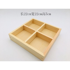 ถาดเสิร์ฟไม้ไผ่สั่งทำพิเศษ ขนาด 31x11x6.5 ซม. แบบสองหรือสามช่อง รูปทรงสี่เหลี่ยมผืนผ้า สำหรับชา หม้อไฟ ขนมปัง แก้วไวน์ - Product Image 4