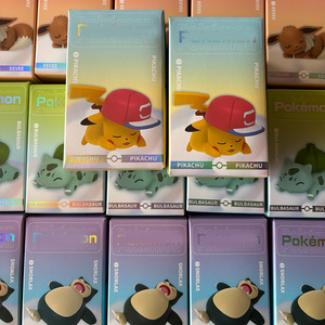 Py tùy chỉnh Anime pokemoned hành động hình đồ chơi PVC Nhựa Vinyl các tên lửa Rùa túi Quái Vật Bulbasaur mù hộp hình - Product Image 3