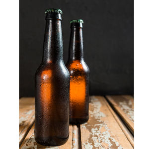 Botellas de <span class=keywords><strong>cerveza</strong></span> artesanales de cristal transparente marrón personalizadas al por mayor, botellas vacías, botellas de bebidas - Product Image 6