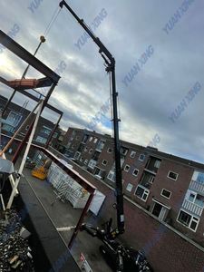 Mobiler Spinnenkran 3t 5t 8t 10t Teleskopausleger 360 Grad Mini-Raupenkran Hydraulischer Kran Heben 14m mit Spitzenausleger - Product Image 5