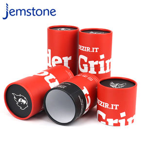 Boîte d'emballage cylindrique en carton kraft pour capsules de gel alimentaire à base de plantes, design personnalisé, recyclable, tube en papier pour poudre de protéines - Product Image 5