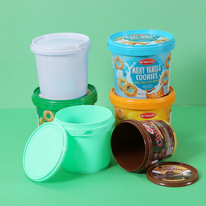 IML bao bì cho PP Vòng nhựa trống cấp thực phẩm Marshmallow <span class=keywords><strong>Cookie</strong></span> container cho quảng cáo và các ứng dụng quảng cáo - Product Image 2