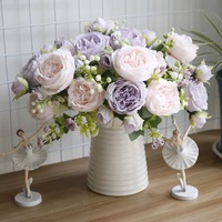 Nouveau style – Fleurs artificielles en soie pour l'exportation en gros – Best-seller transfrontalier – Petit bouquet de mariage à tenir à la main, inspiré du style persan