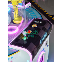 Machine de jeu d'arcade à monnayeur pour 3 joueurs, type 'Treasure Digger League', avec fonctions d'excavation et de distribution de cadeaux, et grue de jeu