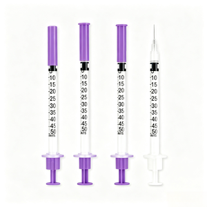 <span class=keywords><strong>Jeringa</strong></span> <span class=keywords><strong>de</strong></span> <span class=keywords><strong>insulina</strong></span> U-100 <span class=keywords><strong>de</strong></span> 1 ml con aguja <span class=keywords><strong>de</strong></span> 31G x 6 mm, tipo Luer Lock o Luer Slip, solo para uso veterinario - Product Image 2