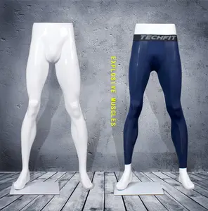 Male Muscle pantaloni mannequin gamba manichini In Fibra di vetro di Sport mannequin Di Plastica