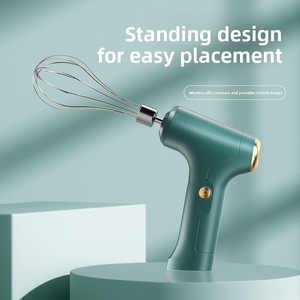 Batteur à œufs électrique sans fil portatif pour la pâtisserie domestique, pour fouetter la crème, mélanger, outil de cuisine pour la pâtisserie, fouetter les blancs d'œufs - Product Image 3