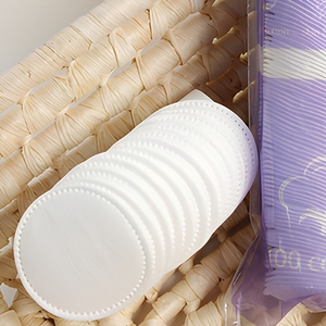 Tampons démaquillants ronds en <span class=keywords><strong>coton</strong></span> pur à trois couches, 100 pièces, doux pour la peau, tampons en <span class=keywords><strong>coton</strong></span> cosmétique à faible teneur en peluches - Product Image 6