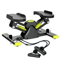 Mini Stepper Portable Silencieux, Équipement de Fitness à Domicile, Résistance Hydraulique, ABS, Sans Installation Requise, Outil d'Exercice des Jambes