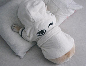 Albornoz de Baño Personalizado Ecológico para Mascotas - Bata de Fibra Personalizada Súper Absorbente para Perros - Product Image 6