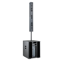 Columna de Sonido Activa Portátil LS3 con Carcasa de Madera, Mono, 800W, Modelo KSL405T/KSL15D, XLR/Speakon, Garantía de 3 Años, de Pie