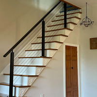 EKOO METAL – Système de sécurité moderne en acier inoxydable pour balustrades de balcon, rampes et balustrades d'escalier