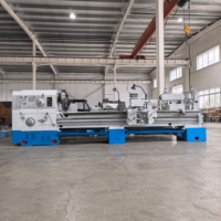 Tour horizontal CNC robuste Yade CW6280*3000, longueur max. 3000 mm, alésage du brocheur 105 mm, largeur de guidage 550 mm, mandrin à 3 mors